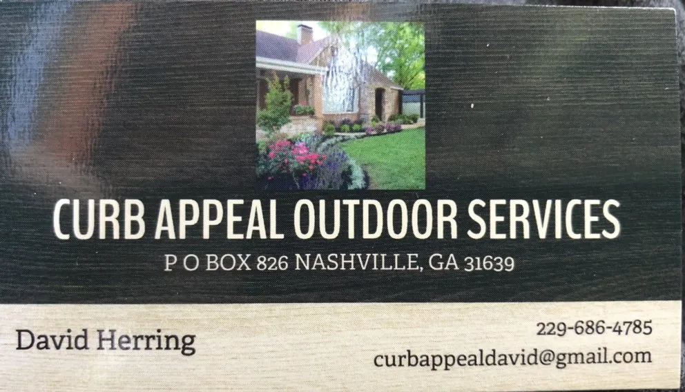 Local yard maintenance experts serving Nashville, GA - Curb Appeal Outdoor Services