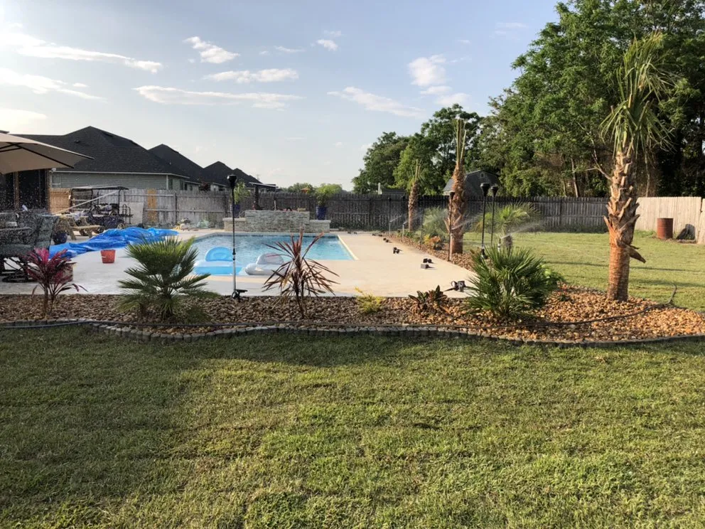 Local garden landscaping in Nashville, GA by Curb Appeal Outdoor Services