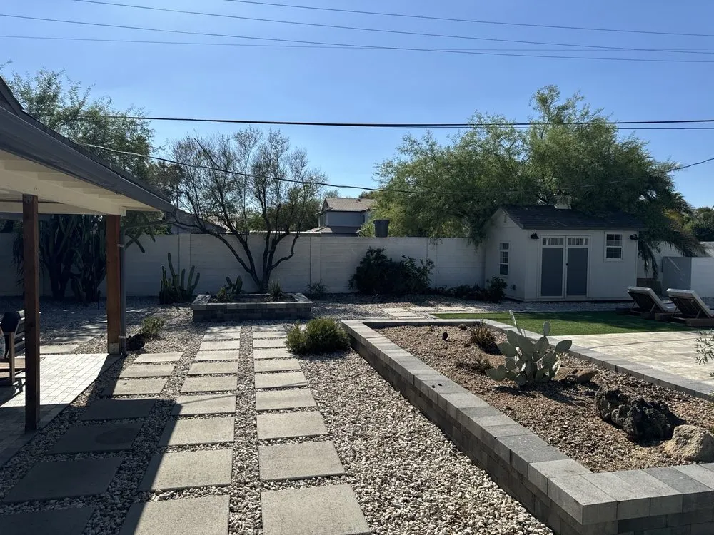 Custom landscaping services in Tempe, AZ by Curb Appeal