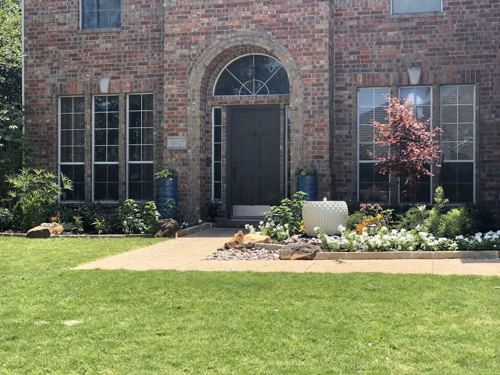 Reliable landscape installation for residential properties in McKinney, TX by Curb Creations