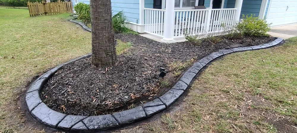 Top-rated landscape installation in Summerville, SC by Curb-Crete