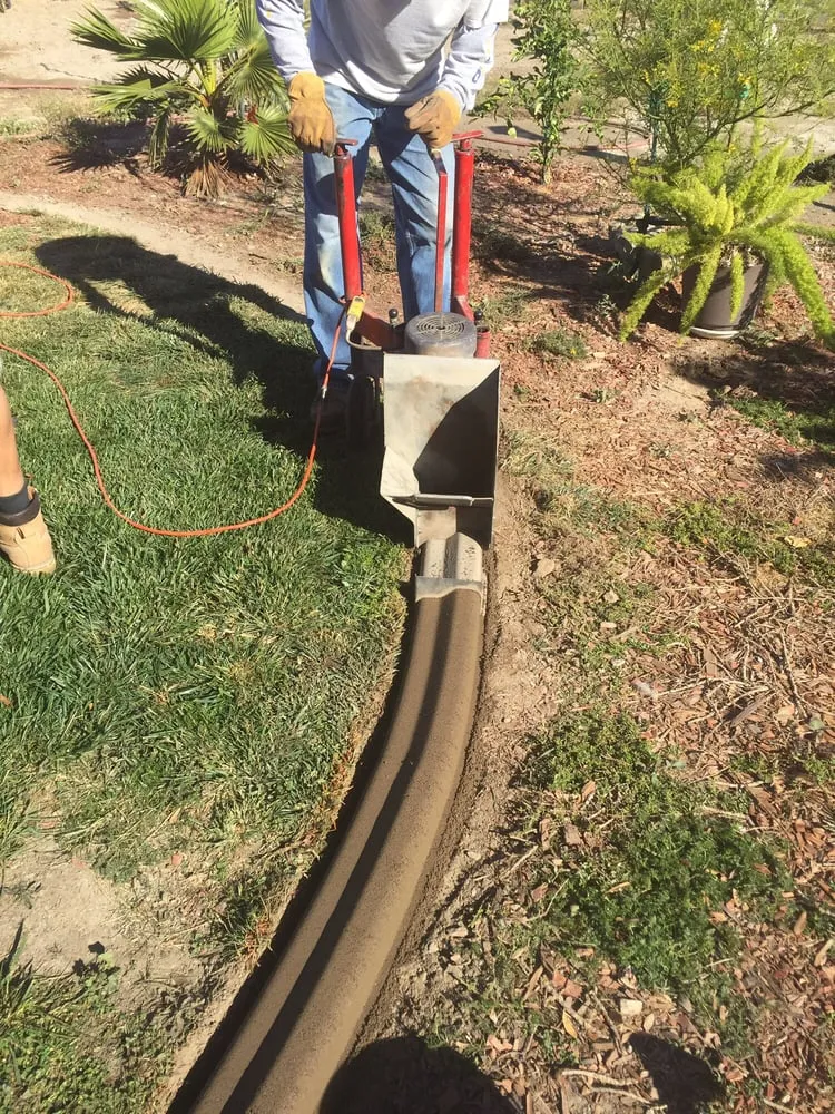 Custom yard maintenance in Lake Elsinore, CA by Curb Guy Lawn Curbing #758384