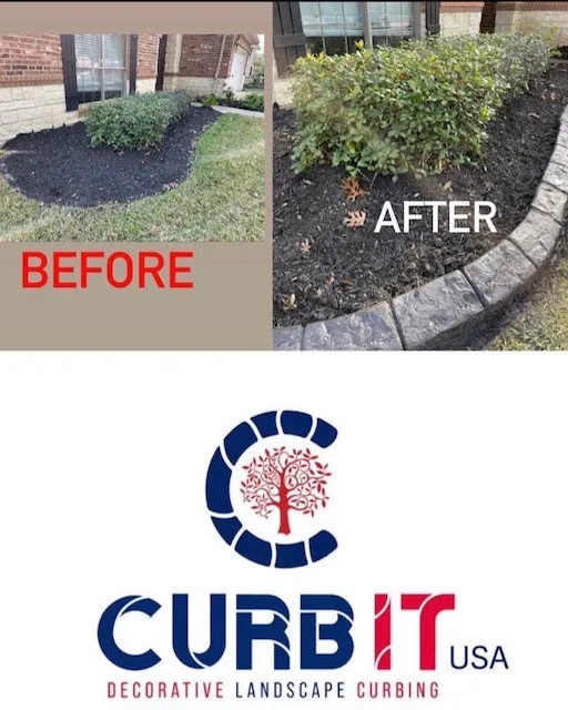 Custom landscape installation experts serving Houston, TX - Curb It USA