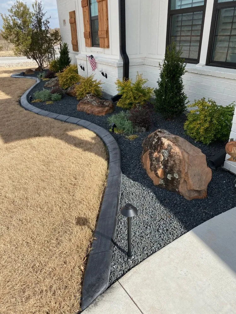 Affordable outdoor landscaping in Roanoke, TX by Curb Your Nature