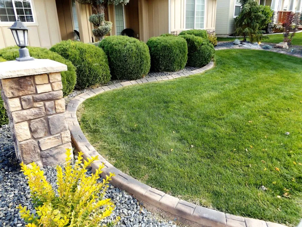 Reliable outdoor landscaping for homes in Meridian, ID by Curbing Guy
