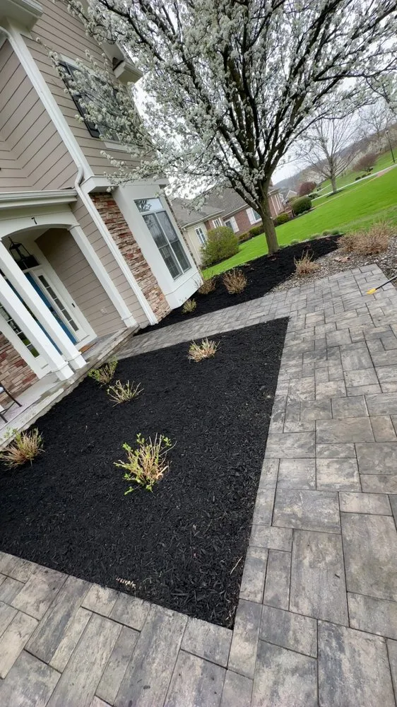Custom yard cleanup service in Hilton, NY by Curbline Construction