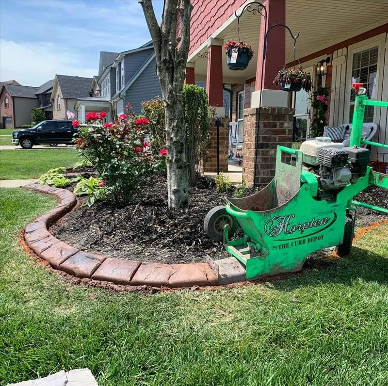 Professional outdoor landscaping in Palmyra, TN by Curbpro Custom Concrete