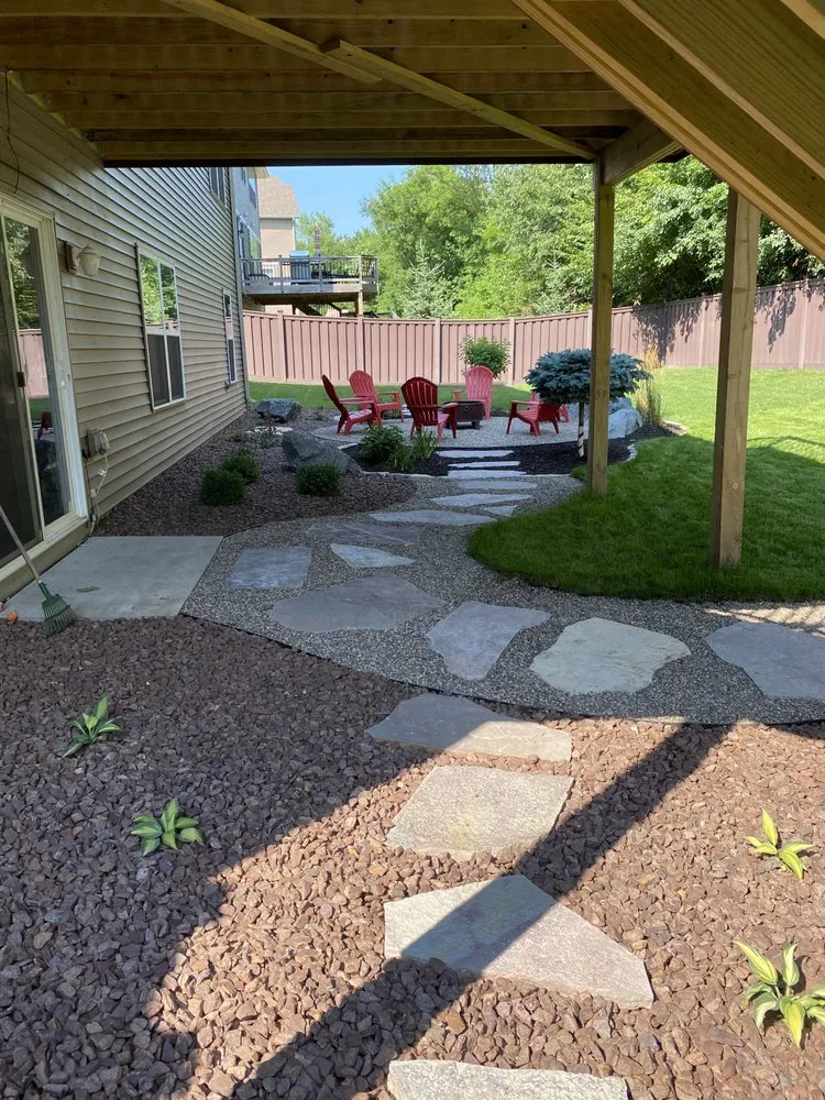 Expert landscape installation for beautiful yards in Savage, MN by Curbside Lawn Care & Irrigation