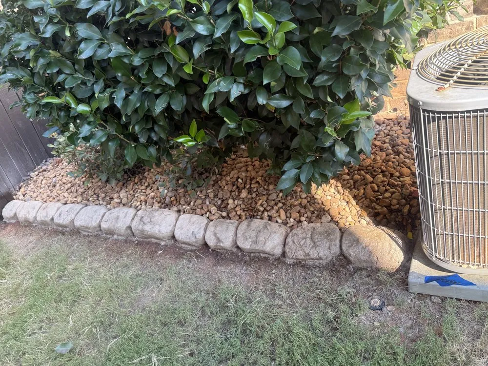 Custom landscape installation in Cumming, GA - Curbtastic Curbs