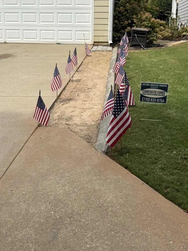 Professional landscape design in Cumming, GA - Curbtastic Curbs