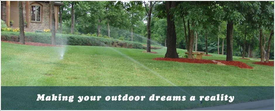 Custom landscape installation with custom design in Gardner, KS by Curby's Lawn & Garden
