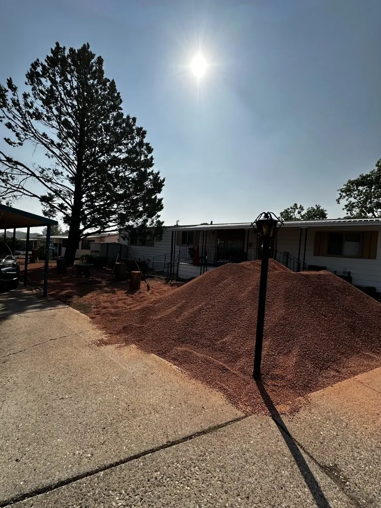 Professional yard cleanup service with custom design in Cottonwood, AZ by CureAZ