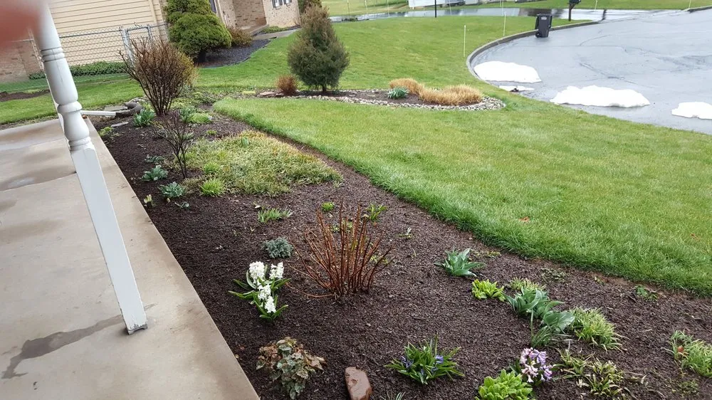 Expert landscape installation for residential properties in Allentown, PA by Curry Lawn Care