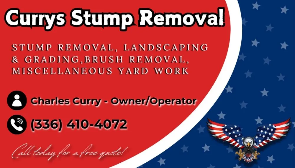 Top-rated garden landscaping experts serving Thomasville, NC - Curry's Stump Removal