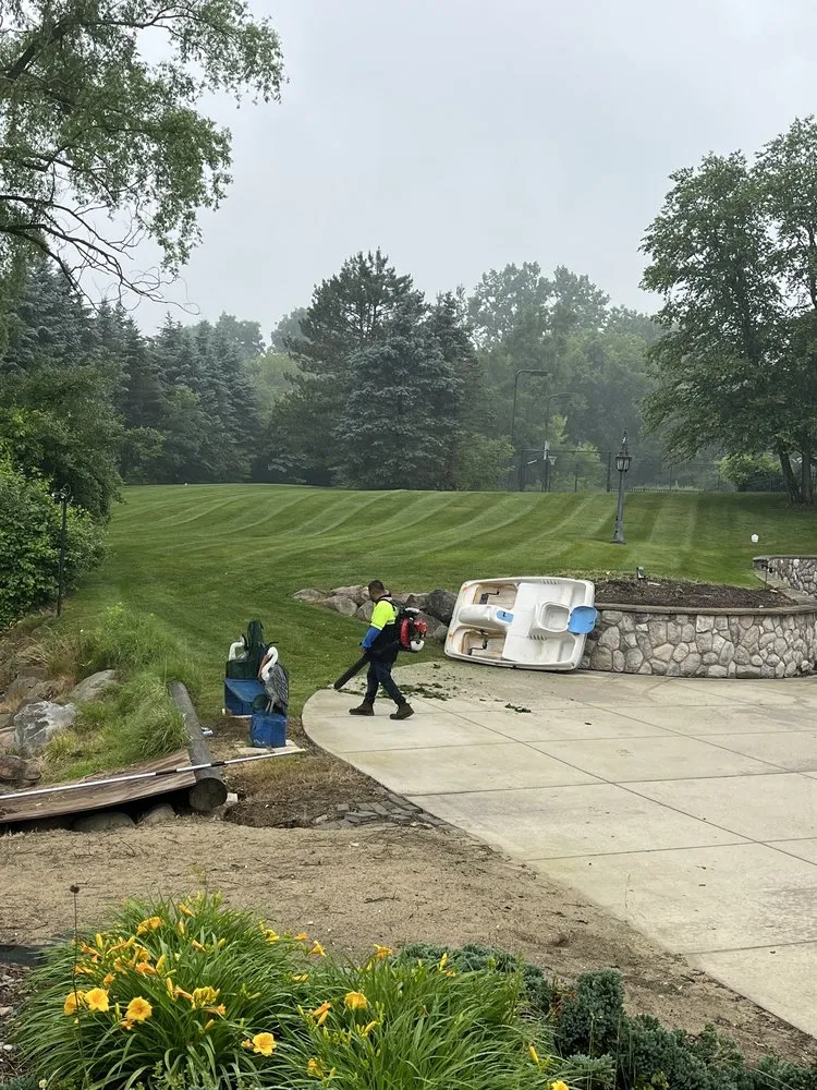 Professional yard maintenance in Marine City, MI by Curtis Land Care