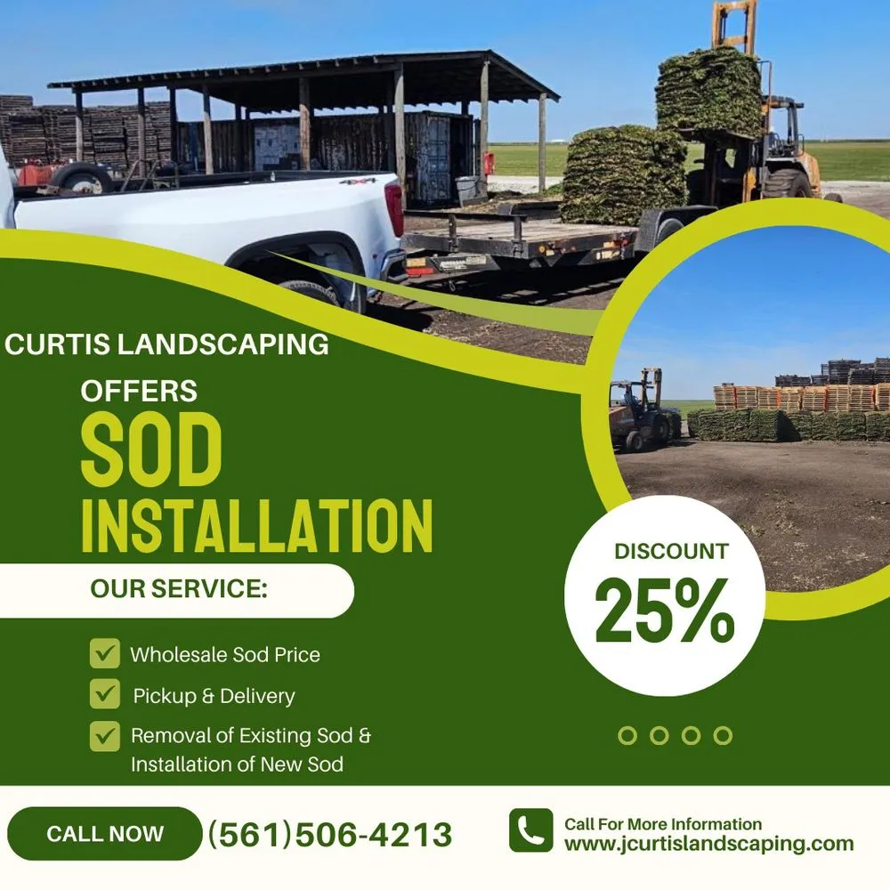 Reliable outdoor landscaping in West Palm Beach, FL - Curtis Landscaping & Tree Service