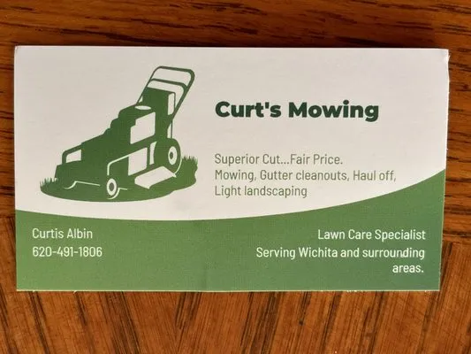 Curt’s mowing Logo