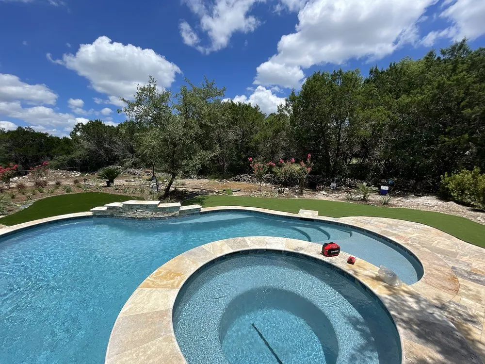 Top-rated landscape installation for year-round maintenance in San Antonio, TX by Custom Backyard Builders