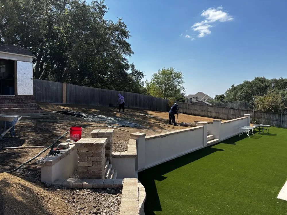 Reliable lawn care service near you across San Antonio, TX - Custom Backyard Builders