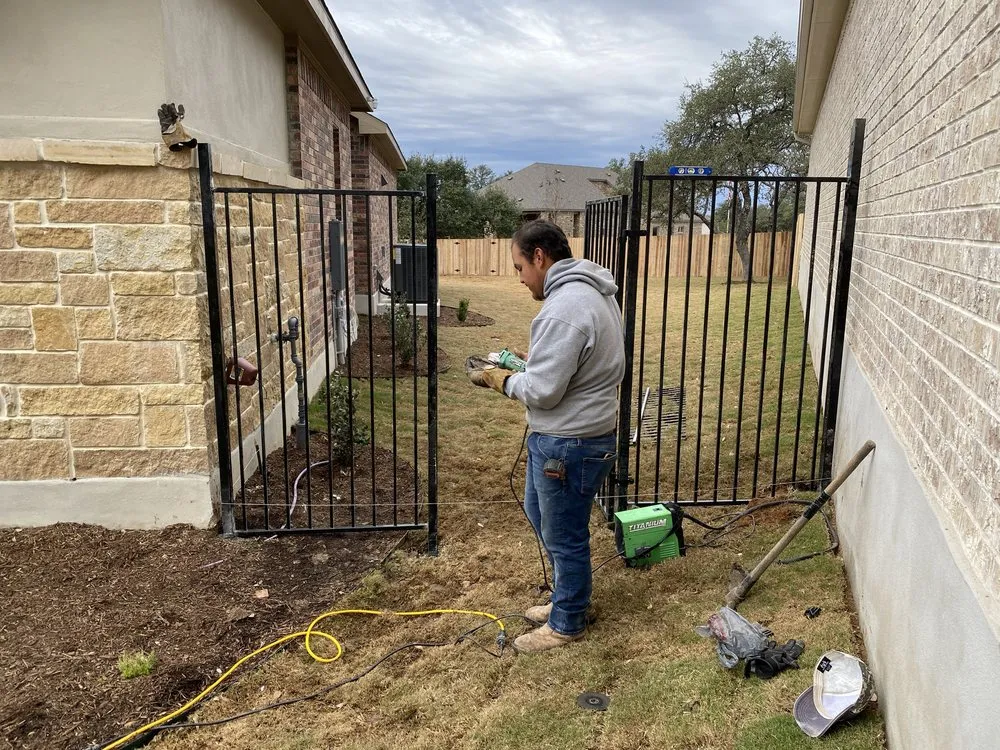 Affordable yard cleanup service for residential properties in San Antonio, TX by Custom Backyard Builders