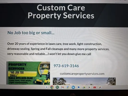 Custom care Property Services Logo