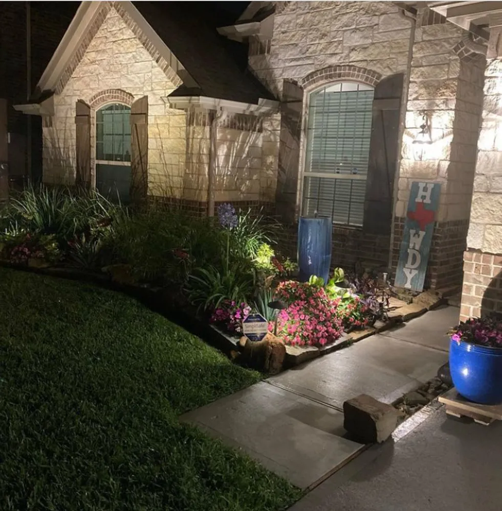 Professional yard maintenance in League City, TX by Custom Courtyards Design and Landscaping