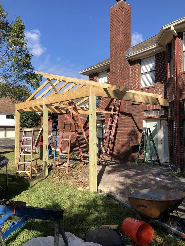 Local landscape installation in League City, TX - Custom Courtyards Design and Landscaping