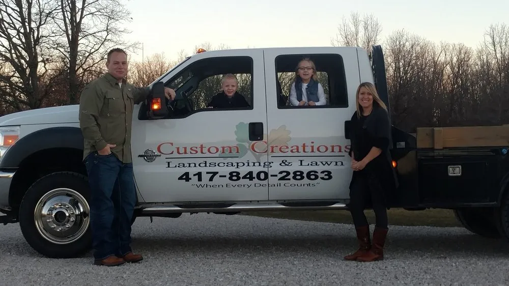 Professional garden landscaping in Marshfield, MO by Custom Creations Landscaping & Lawn