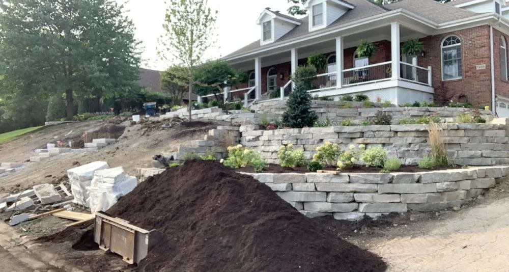 Reliable yard maintenance for residential properties in Crown point, MI by Custom Creeks