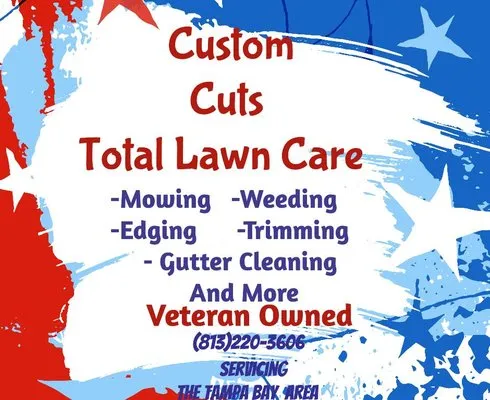 Custom Cuts Total Lawn Care Logo