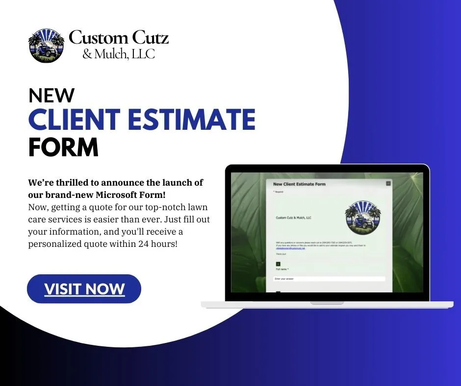 Affordable landscape installation near you in Jacksonville, FL by Custom Cutz & Mulch