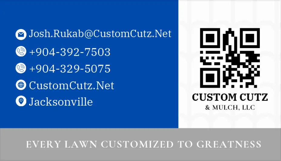 Custom lawn mowing service for outdoor upgrades in Jacksonville, FL by Custom Cutz & Mulch