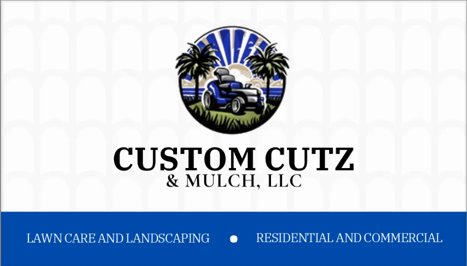 Custom landscape installation in Jacksonville, FL by Custom Cutz & Mulch
