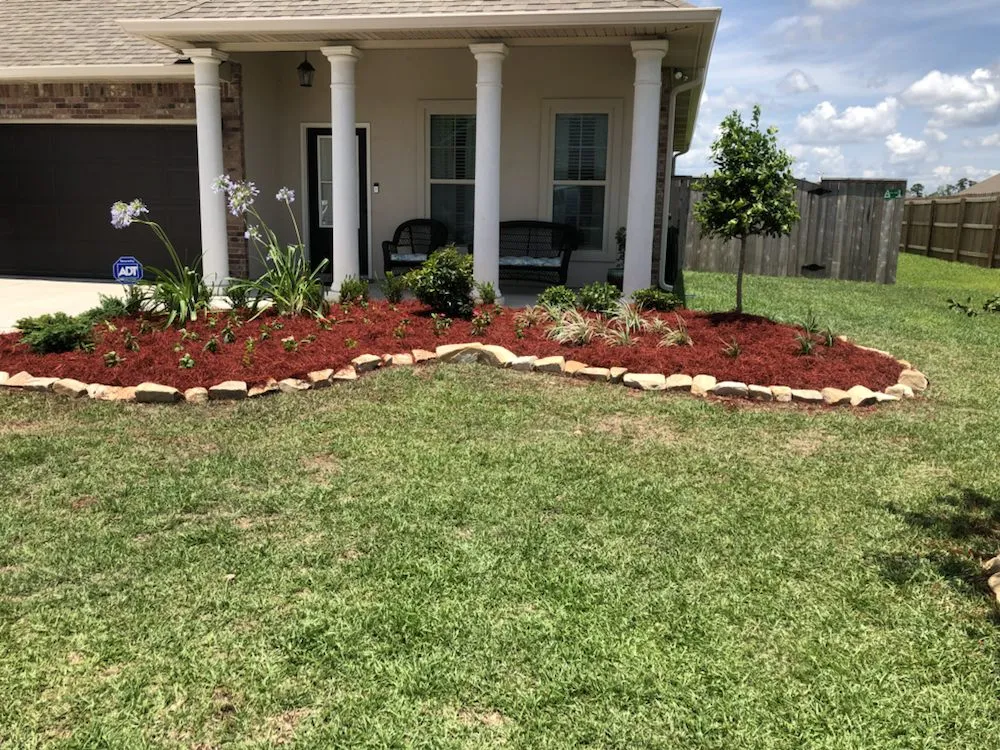Professional garden landscaping for outdoor upgrades in Madisonville, LA by Custom Design Landscaping