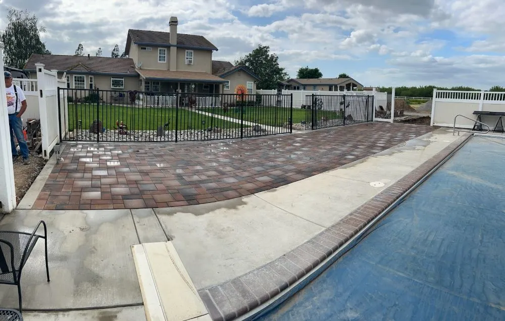 Custom landscape design for beautiful yards in Patterson, CA by Custom Edge Landscape Construction