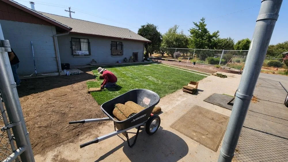 Local landscape design in Patterson, CA by Custom Edge Landscape Construction
