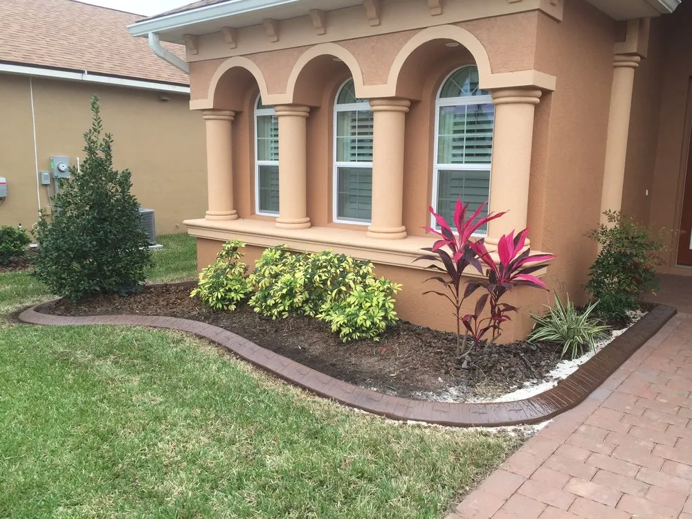Local outdoor landscaping near you across Haines City, FL - Custom Edge Landscape Curbing