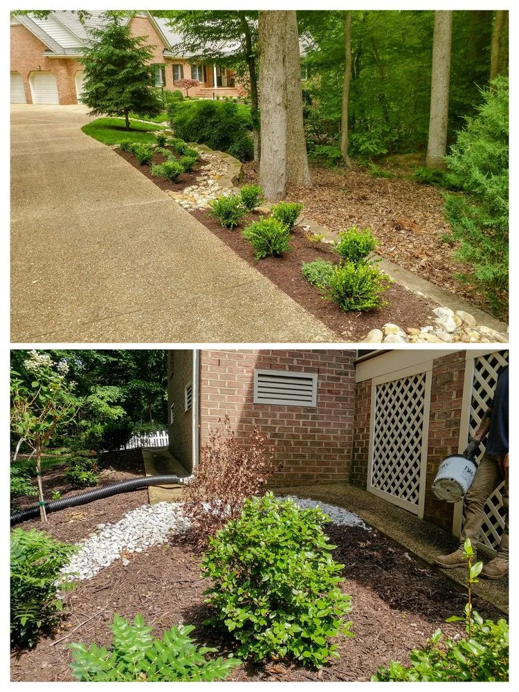 Expert garden landscaping for beautiful yards in Yorktown, VA by Custom Gardens