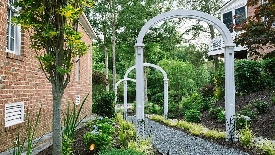 Custom residential landscaping for residential properties across Yorktown, VA - Custom Gardens