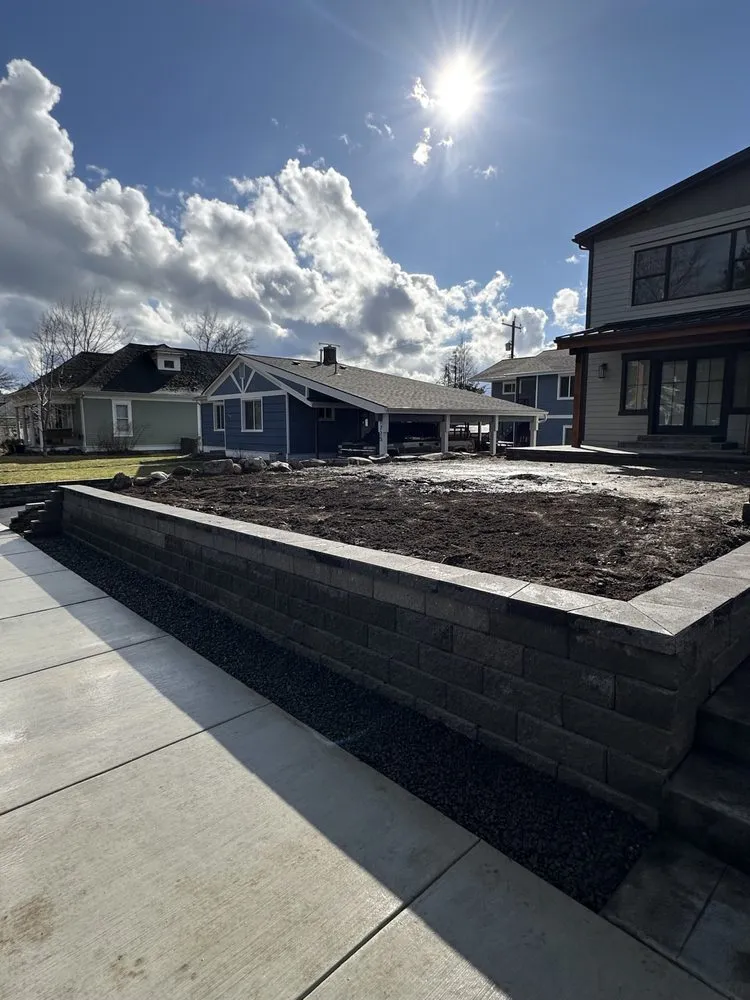 Professional outdoor landscaping for outdoor upgrades across Post Falls, ID - Custom Hardscape Creations