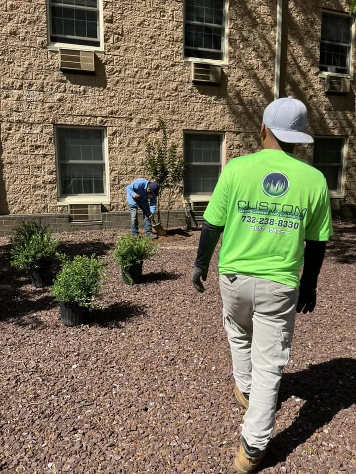 Expert yard cleanup service in Monroe Township, NJ by Custom Landscaping and Lawncare