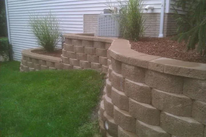 Professional garden landscaping for outdoor upgrades in Cedar Rapids, IA by Custom Lawn & Landscaping
