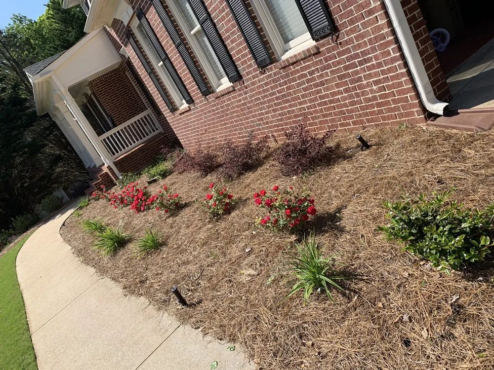 Affordable yard cleanup service for homes in Snellville, GA by Custom Lawn Care