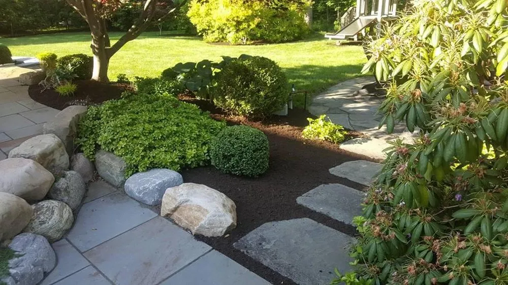 Custom lawn care service with custom design in Hamburg, NY by Custom Outdoor Solutions
