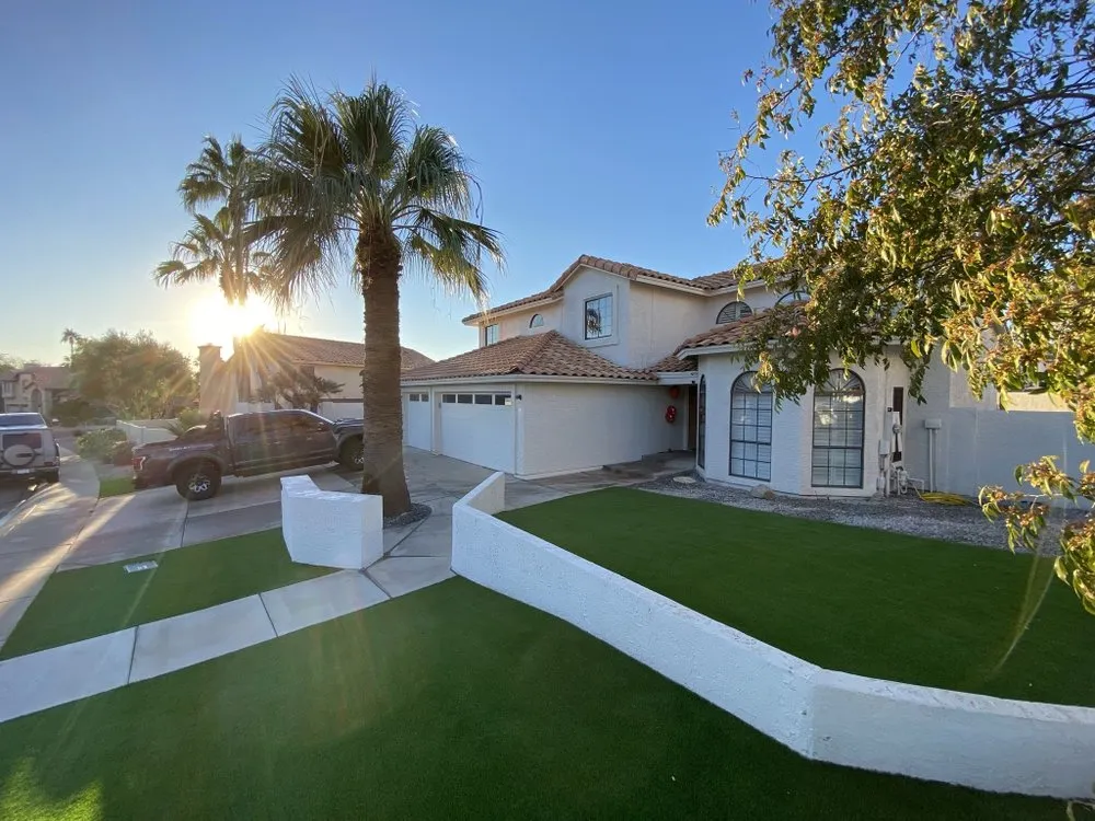 Affordable yard maintenance for residential properties across Glendale, AZ - Custom Outlooks