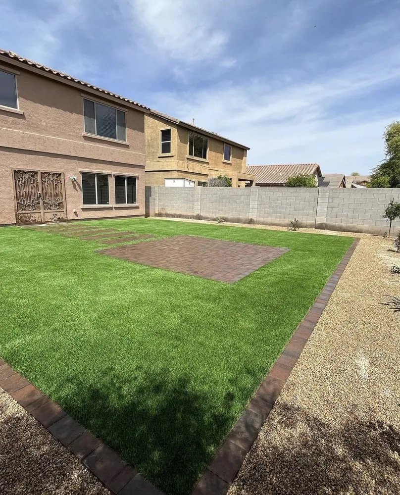 Professional outdoor landscaping for beautiful yards across Glendale, AZ - Custom Outlooks