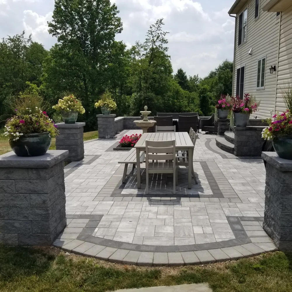 Professional landscape design in Cochranville, PA by Custom Patios