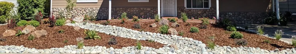 Professional lawn mowing service for beautiful yards in Folsom, CA by Custom Plantings