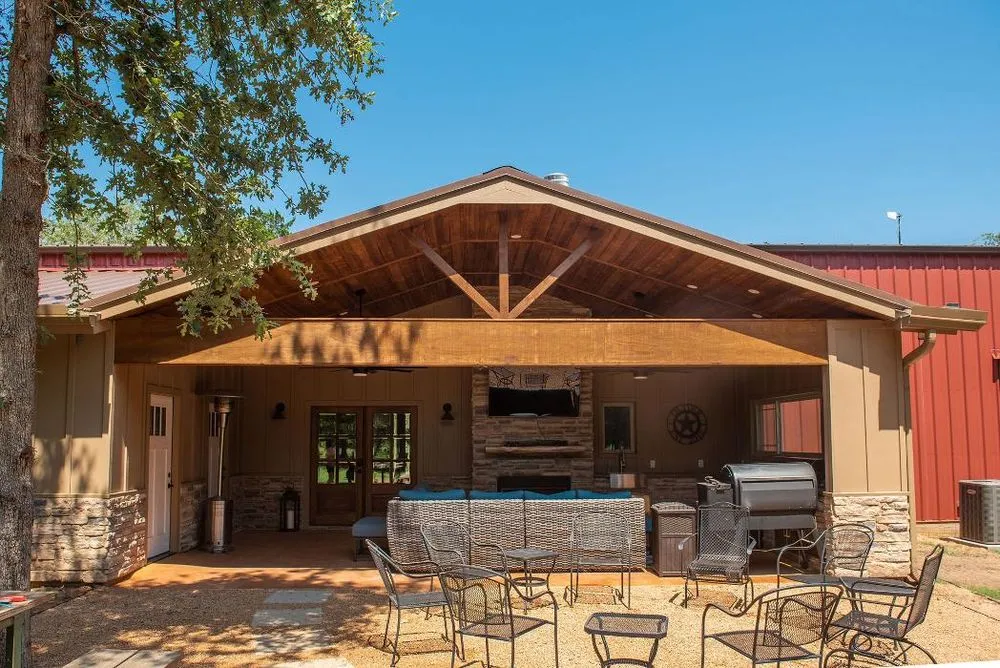 Custom outdoor landscaping for beautiful yards in Rosanky, TX by Custom Pro Remodeling