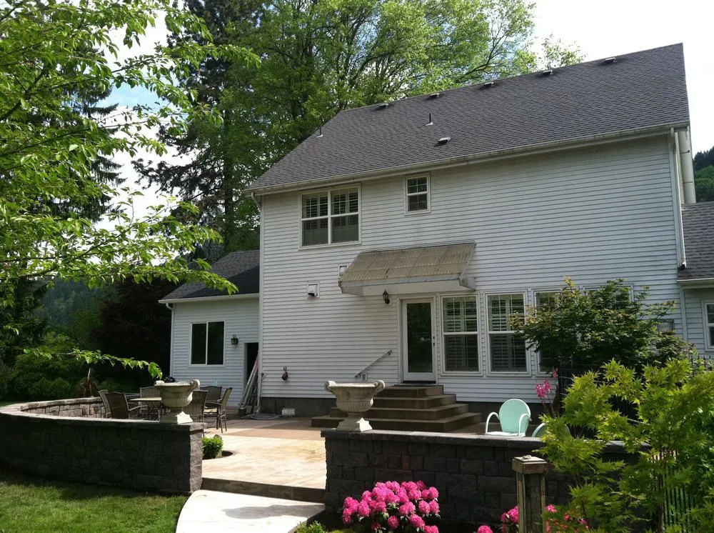 Professional lawn mowing service for homes across Eugene, OR - Custom Retaining Walls